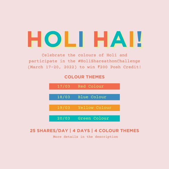 Holi Shareathon Challenge 🌈 - Picture 2 of 2